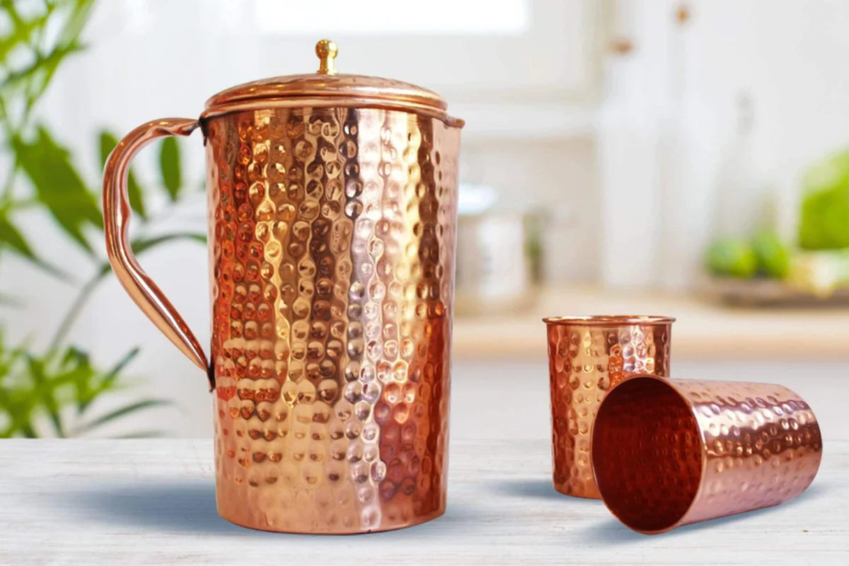 Copper Carafe and Pitchers
