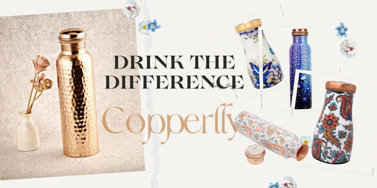 Stay hydrated with copper bottle