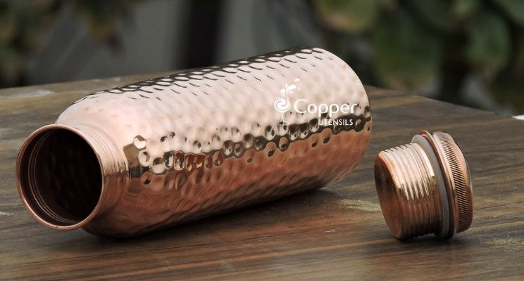 How to clean copper bottle vessel