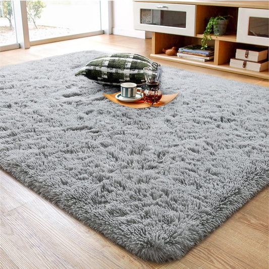 Handmade Super Soft Touch Shaggy Carpet - Grey