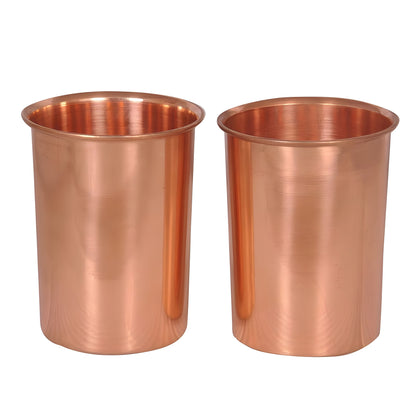Set of 2 copper water tumbler