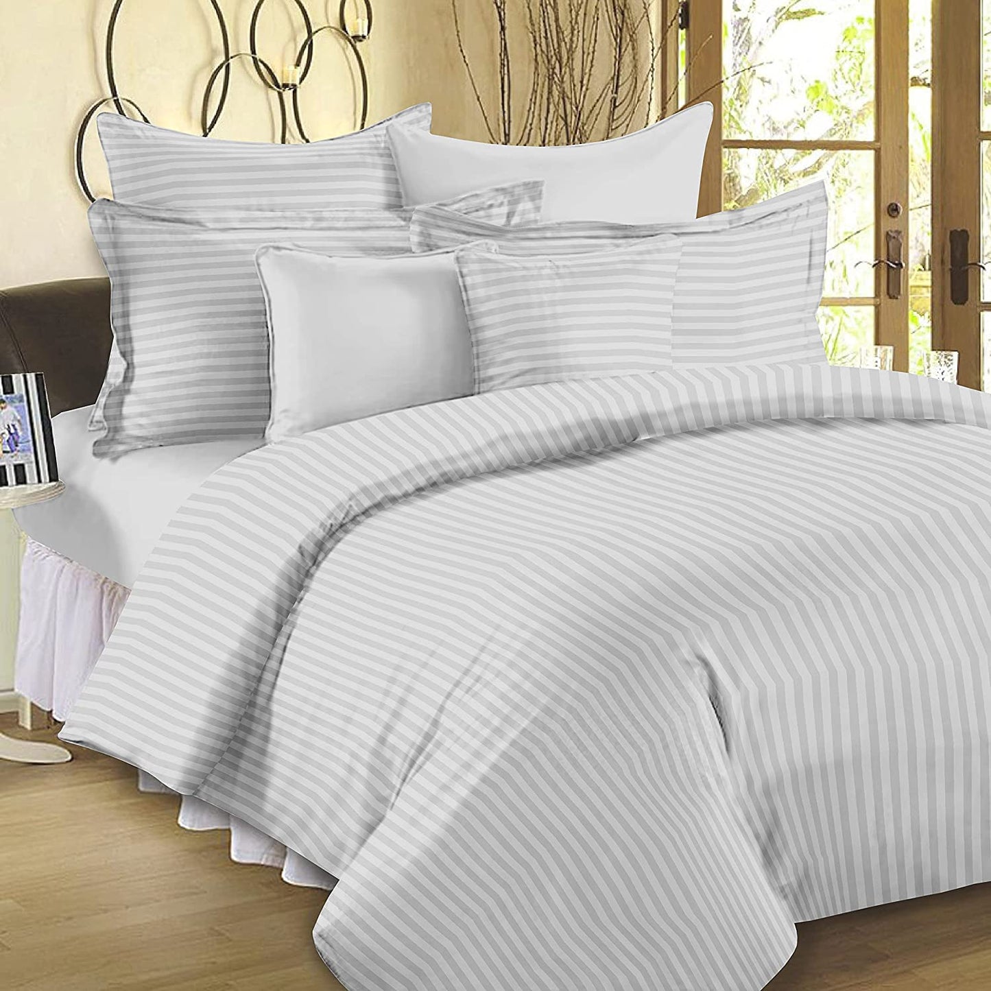 Coppton striped bedsheet