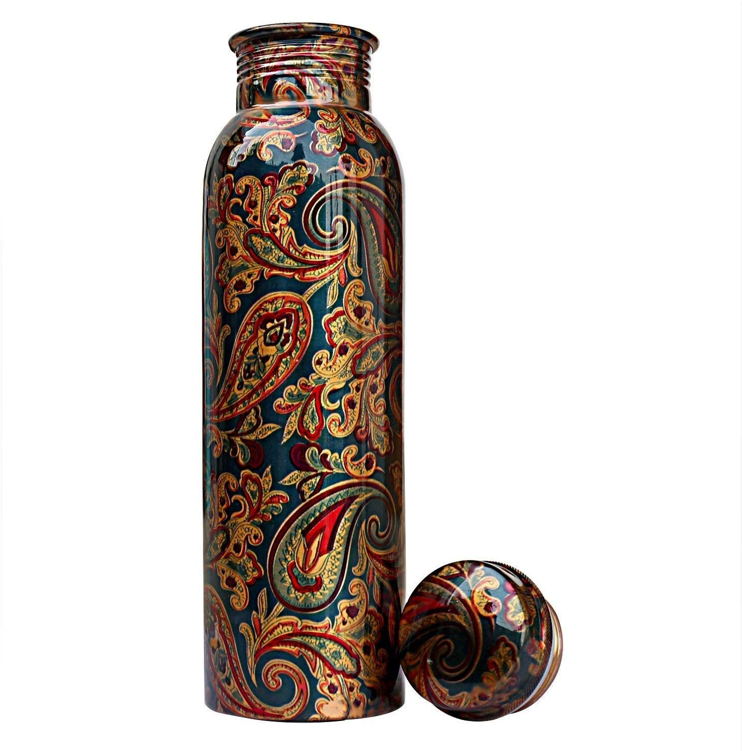 one litter printed pure copper bottle copperlly