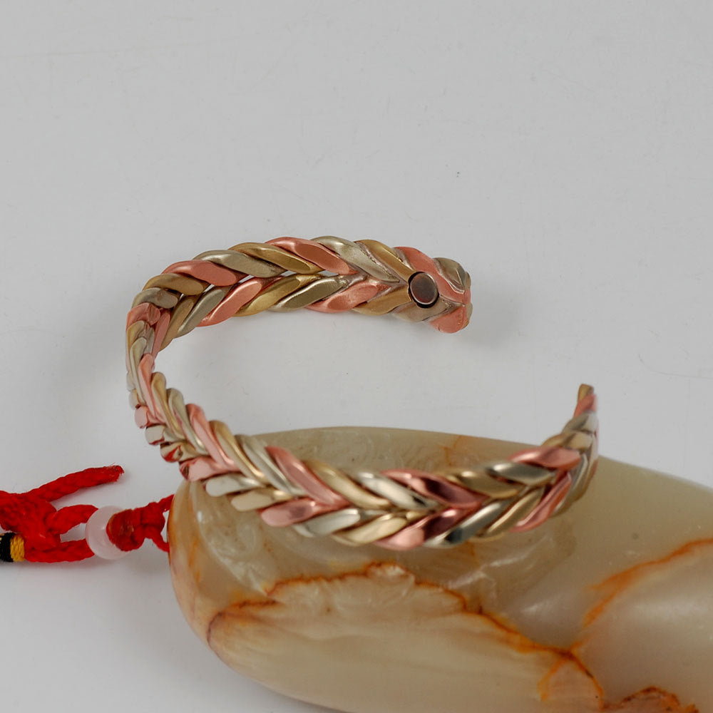 Pure copper bracelet red copper celebrity style