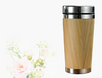 Copperlly Bamboo Coffee Cup 450ml