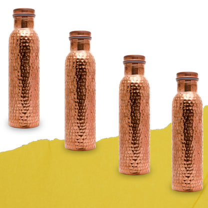 Buy set of 4 copper water bottle