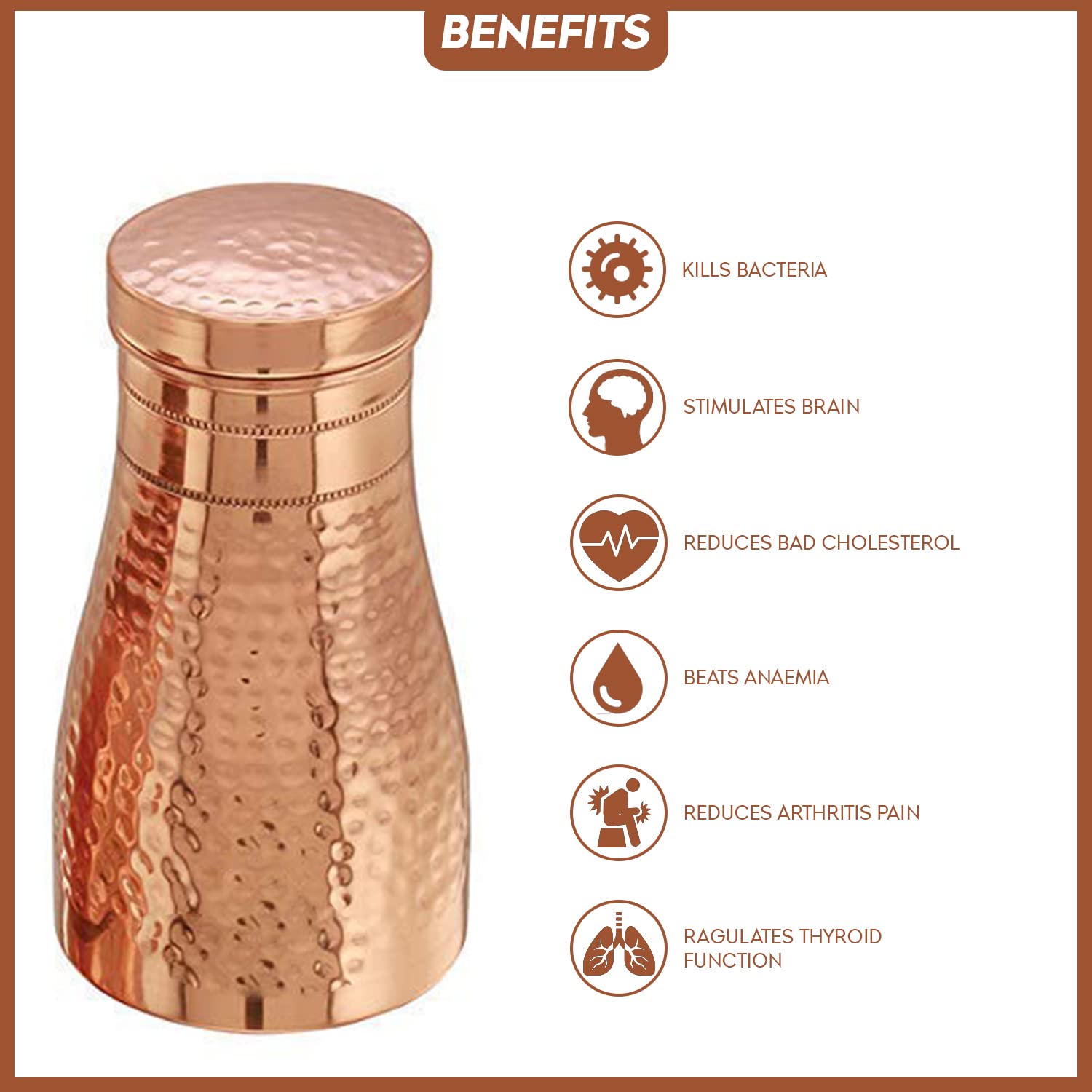 benefits of drinking water in copper water carafe