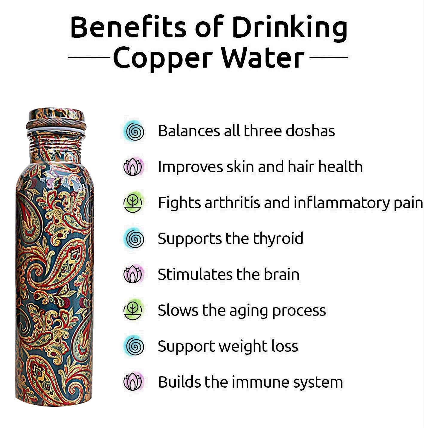 Benefits of drinking copper water