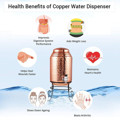 Health benefits of copper water dispenser